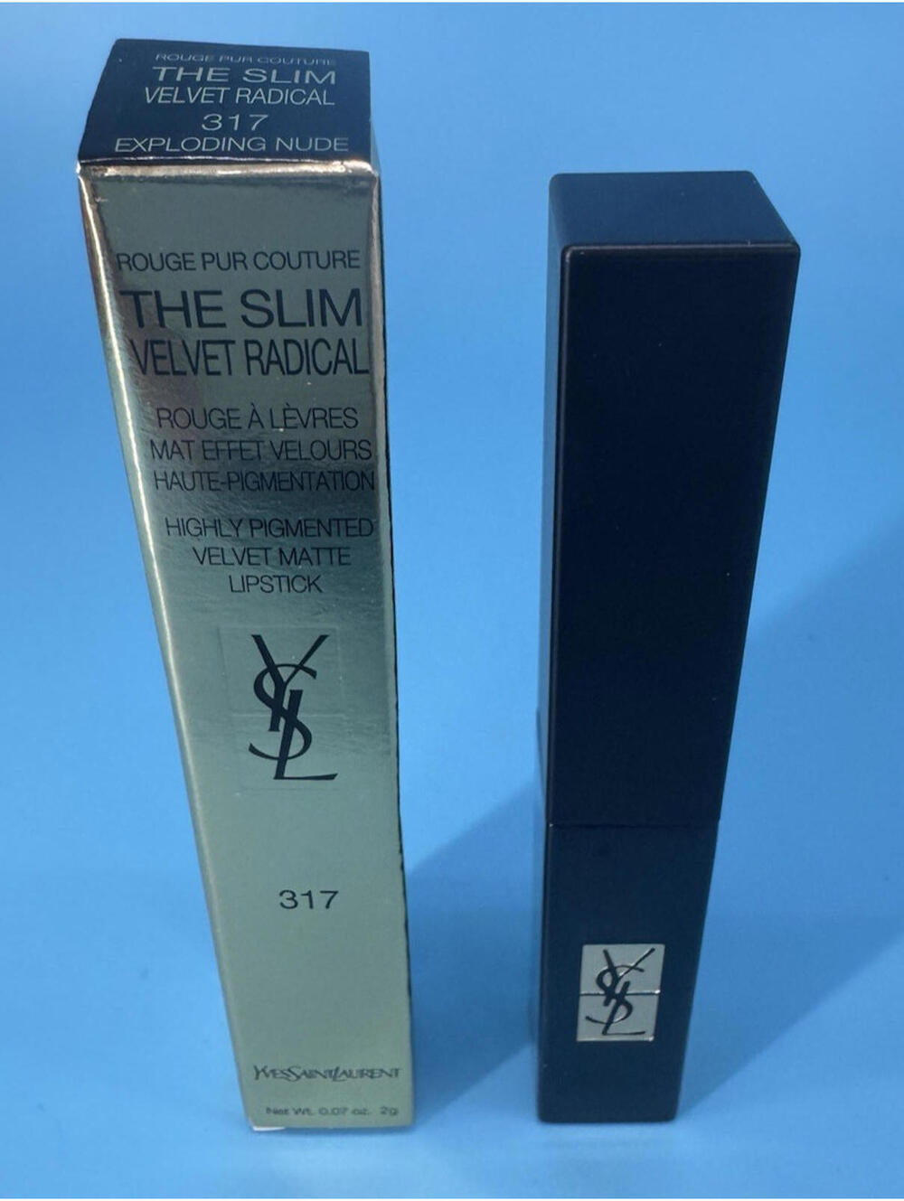 Yves Saint Laurent THE SLIM Velvet Radical #317 Exploding Nude NIB Velvet Matte